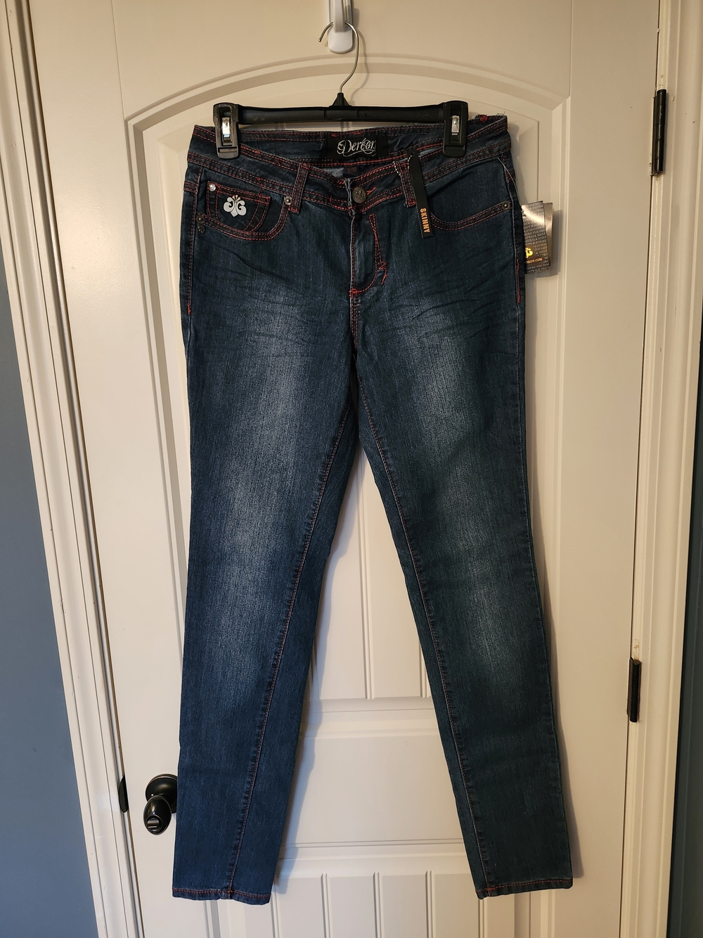 Beyonce Obsession Dereon Skinny Jeans 9/10 With Embroidered Pockets 0113
